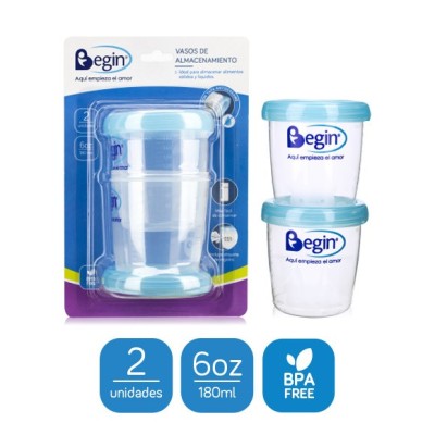 Vasos de Almacenamiento Begin