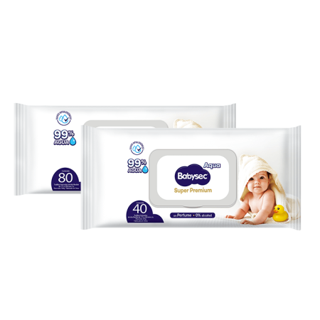 Toalla Húmeda Babysec Super Premium x40
