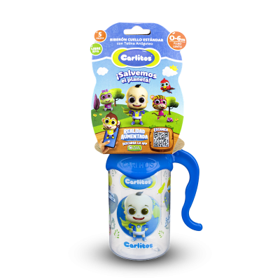 Biberón Carlitos Clásico con Agarradera 0-6m
