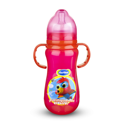 Biberón Carlitos Glotón Doble Agarradera 6m+