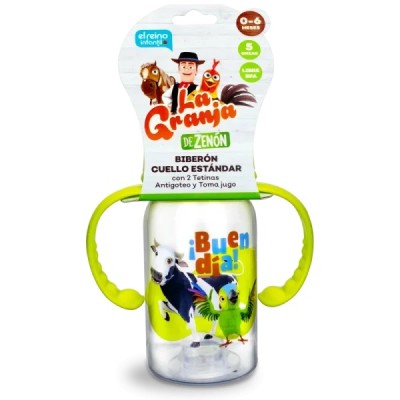 Biberón La Granja de Zenón Doble Agarradera 0-6m