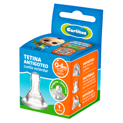 Tetina Carlitos Smart Lock Cuello Estándar 0-6