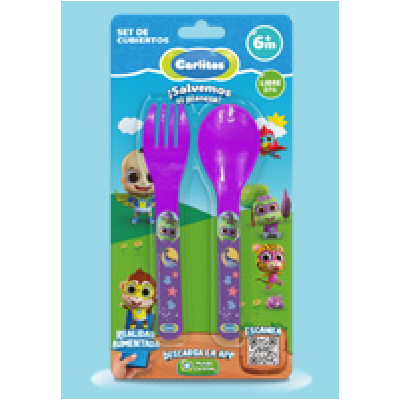 Set de Cubiertos Carlitos