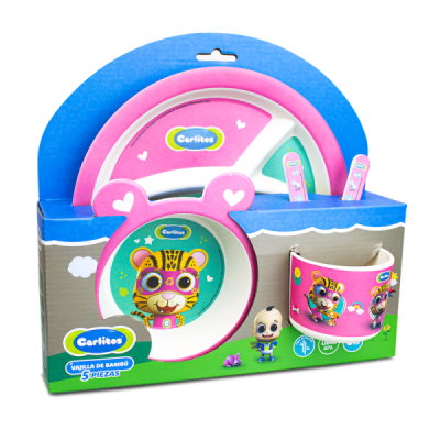 Vajilla de Bambú Carlitos Mima