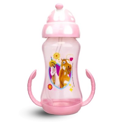 Taza La Granja de Zenón Doble Agarradera y Sorbete