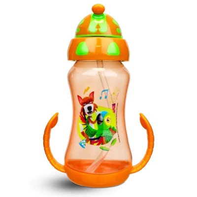 Taza La Granja de Zenón Doble Agarradera y Sorbete