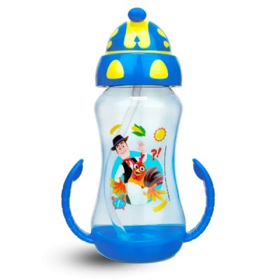 Taza La Granja de Zenón Doble Agarradera y Sorbete