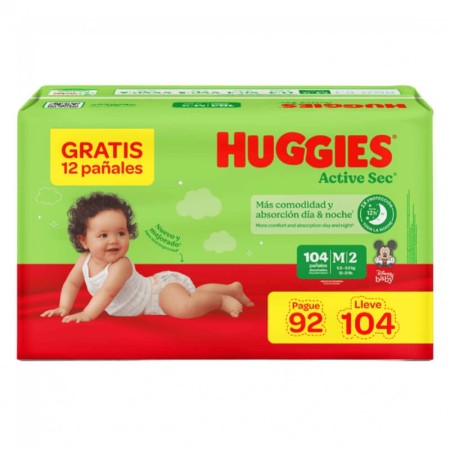 Huggies Active Sec M