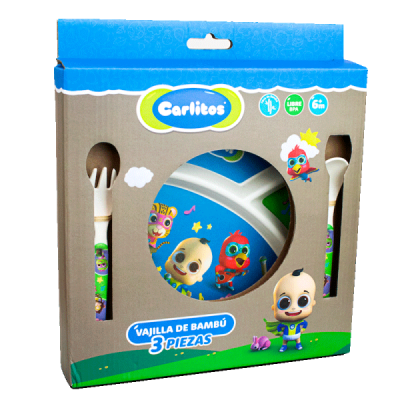 Vajilla de Bambú Carlitos