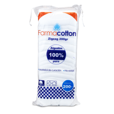 Algodón ZigZag Farmacotton