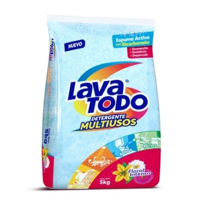 Detergente en Polvo Lavatodo Floral