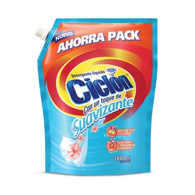 Detergente Liquido Ciclón Toque Suavizante
