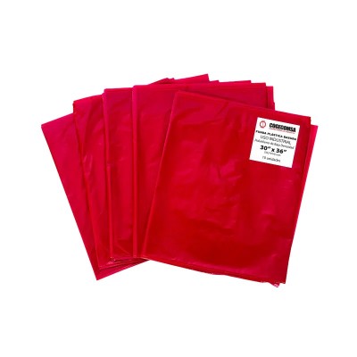 Funda para Basura Roja Semi Industrial