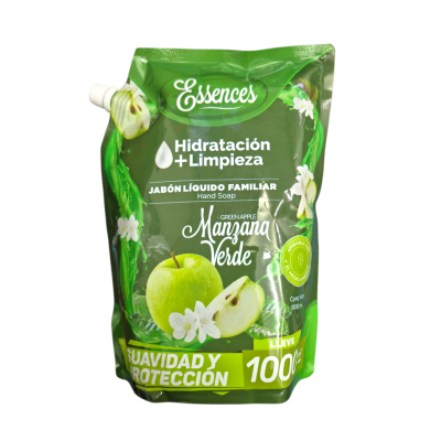 Jabón Líquido Essences Manzana Verde
