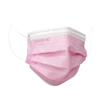 Mascarilla Quirúrgica Dhisve Rosa