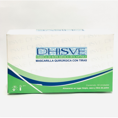 Mascarilla Quirúrgica Dhisve Rosa
