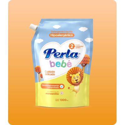 Detergente Líquido Perla Bebé Manzanilla