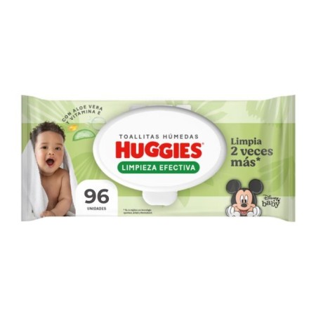 Toalla Húmeda Huggies Limpieza Efectiva x96