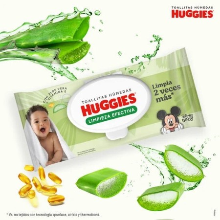 Toalla Húmeda Huggies Limpieza Efectiva x48