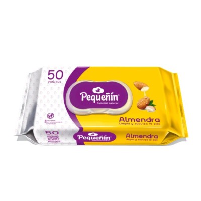 Paño Húmedo Pequeñin Almendra x50