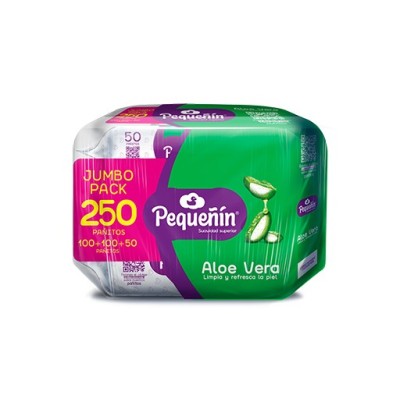 Paño Húmedo Pequeñin Aloe x250