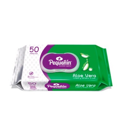 Paño Húmedo Pequeñin Aloe x50
