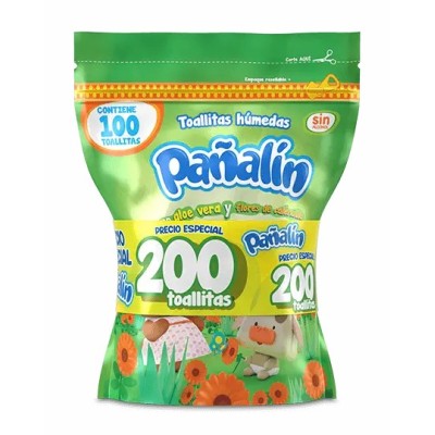Paño Húmedo Pañalin Aloe y Caléndula x200