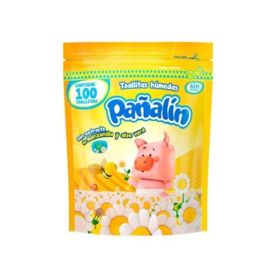 Paño Húmedo Pañalin Manzanilla x100