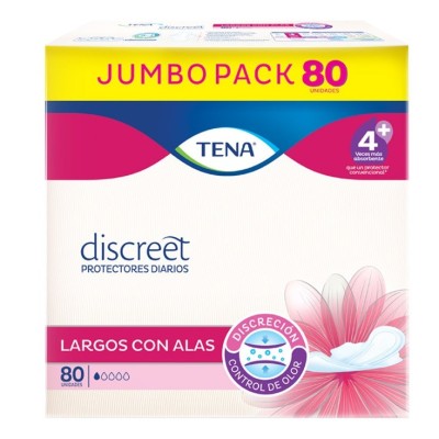 Protectores diarios Tena Discreet Largos