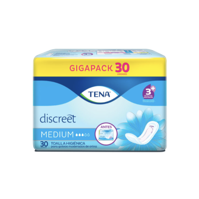 Toalla Higiénica Tena Discreet Medium