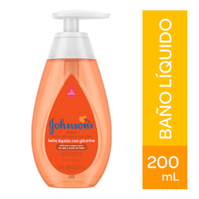 Baño Liquido Johnson’s Baby de la Cabeza a los Pies
