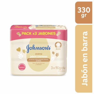 Jabón Cremoso Johnson’s Baby Avena