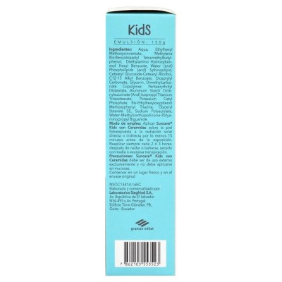 Protector Solar Suncare Kids Ceramidas FPS 50
