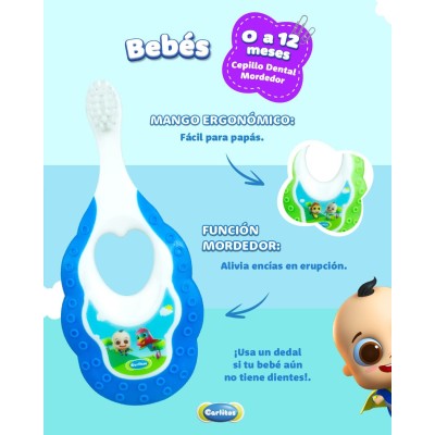 Cepillo Dental Carlitos Mordedor 0-1