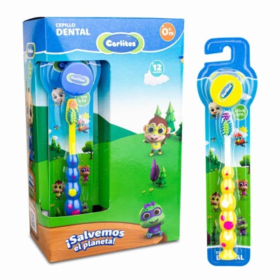 Cepillo Dental Carlitos con Tapa