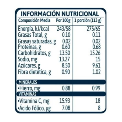 Colado Gerber de Banano