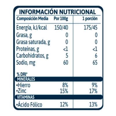 Colado Gerber de Zanahoria