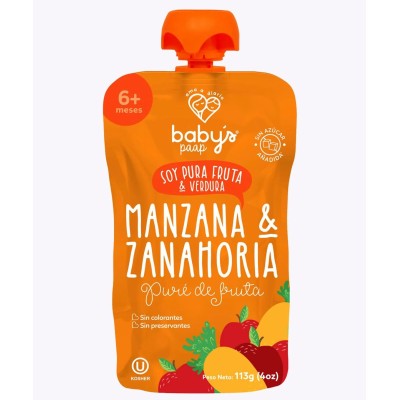 Compota Babys Manzana y Zanahoria