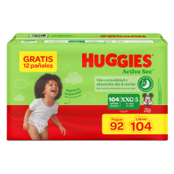 Huggies Active Sec XXG
