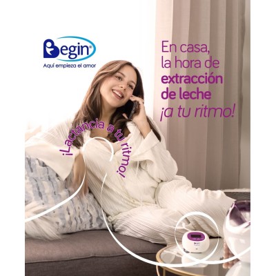 Extractor de Leche Eléctrico Manos Libres Begin