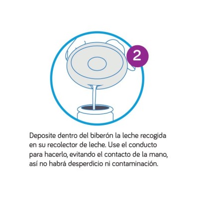 Recolector de leche + biberón 2oz Begin