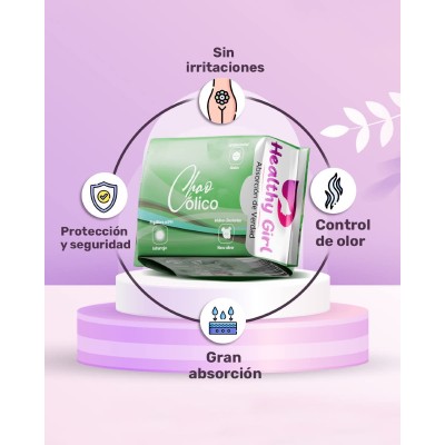 Toalla Femenina Healthy Girl Flexible