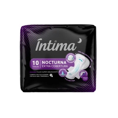Toalla Femenina Intima Nocturna Extra Protección