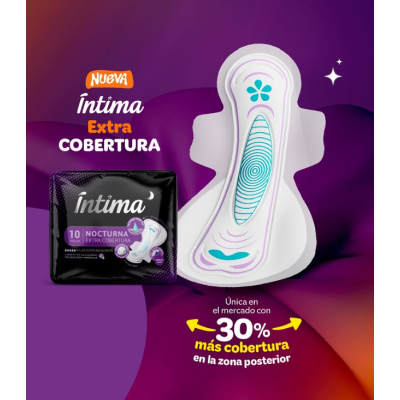 Toalla Femenina Intima Nocturna Extra Protección