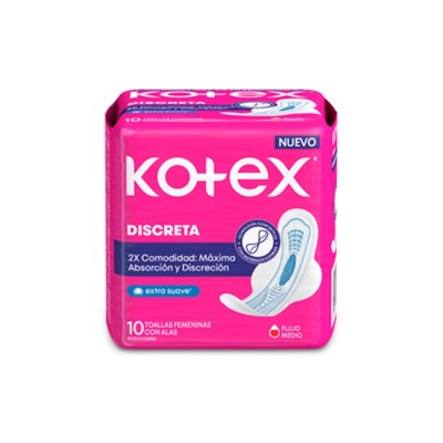 Toalla Femenina Kotex Discreta