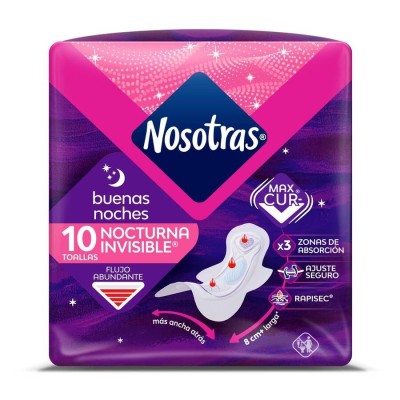 Toalla Femenina Nosotras Buenas Noches Invisible Rapisec