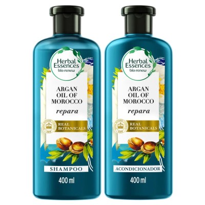 Shampoo + Acondicionador Herbal Essences Argan Oil