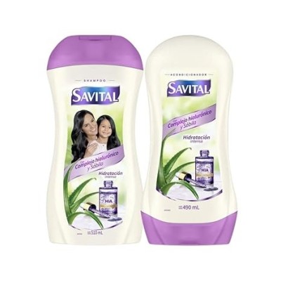 Shampoo + Acondicionador Savital Hialurónico