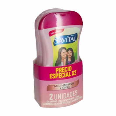 Shampoo + Acondicionador Savital Multivitaminas