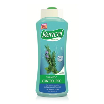 Shampoo Rencel Control Pro Anticaída y Anticaspa
